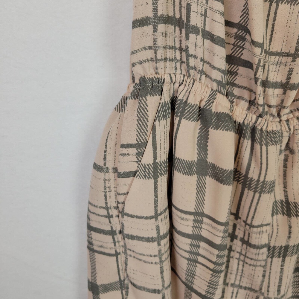 Avec Les Filles Womens Spaghetti Strap Shorts Romper Size XS Pink Gray - Picture 5 of 9